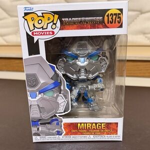 Funko Transformers Mirage Figure - Silver and Blue